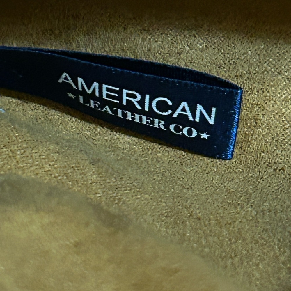 American Leather Co. Kansas Blue/Teal Crossbody Bag - Picture 15 of 15